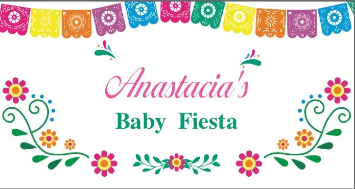 custom fiesta baby shower bridal shower fiesta flower leaves flag background Computer print party photo backdrop
custom fiesta baby shower bridal shower fiesta flower leaves flag background Computer print party photo backdrop