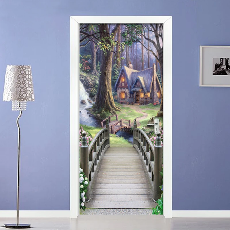 European Style Pastoral Landscape 3D Wall Sticker Living Room Dining Room Creative Door Decoration PVC Waterproof 3D Door Poster
European Style Pastoral Landscape 3D Wall Sticker Living Room Dining Room Creative Door Decoration PVC Waterproof 3D Door Poster
