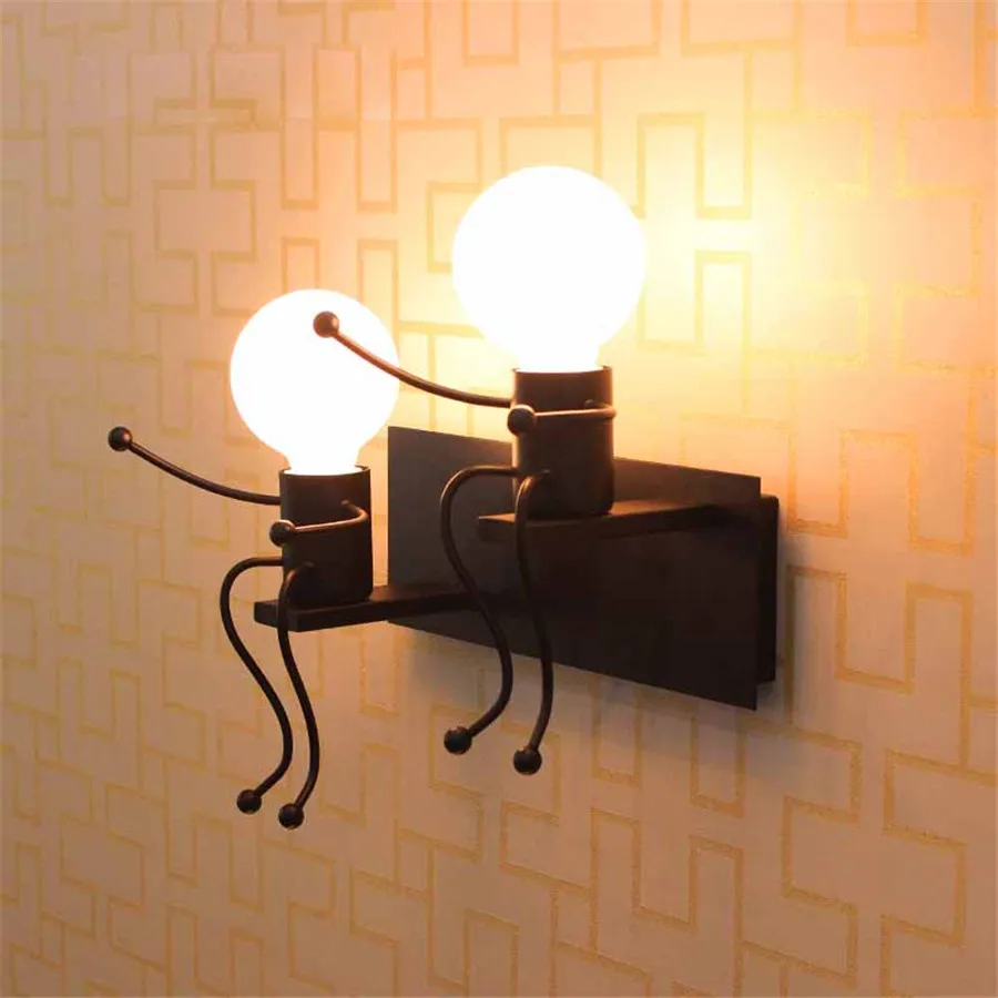 BEIAIDI Nordic Cartoon Doll LED Wall Lamp Creative Iron Doll Wall Sconce Bedroom Bedside Aisle Wall Light For Kids Baby Children
BEIAIDI Nordic Cartoon Doll LED Wall Lamp Creative Iron Doll Wall Sconce Bedroom Bedside Aisle Wall Light For Kids Baby Children