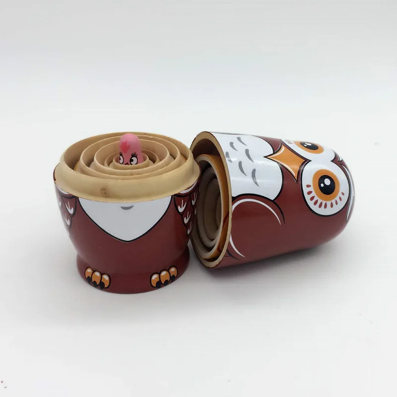 6pcs Owl Russian Matryoshka Dolls Handmade Wooden Basswood Nesting Dolls Set Matryoshka Dolls Toys Home Decor Toys
6pcs Owl Russian Matryoshka Dolls Handmade Wooden Basswood Nesting Dolls Set Matryoshka Dolls Toys Home Decor Toys