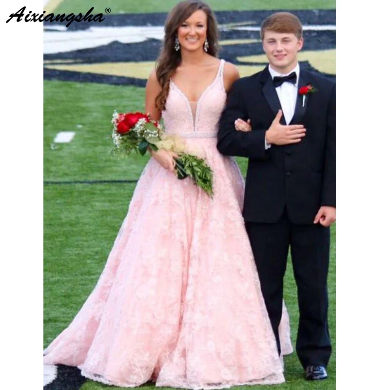 Fashion Evening Dress V-neck Sleeveless Floor Length A-line Long Pink Applique Eevening Gown Zipper Back robe de
Fashion Evening Dress V-neck Sleeveless Floor Length A-line Long Pink Applique Eevening Gown Zipper Back robe de
