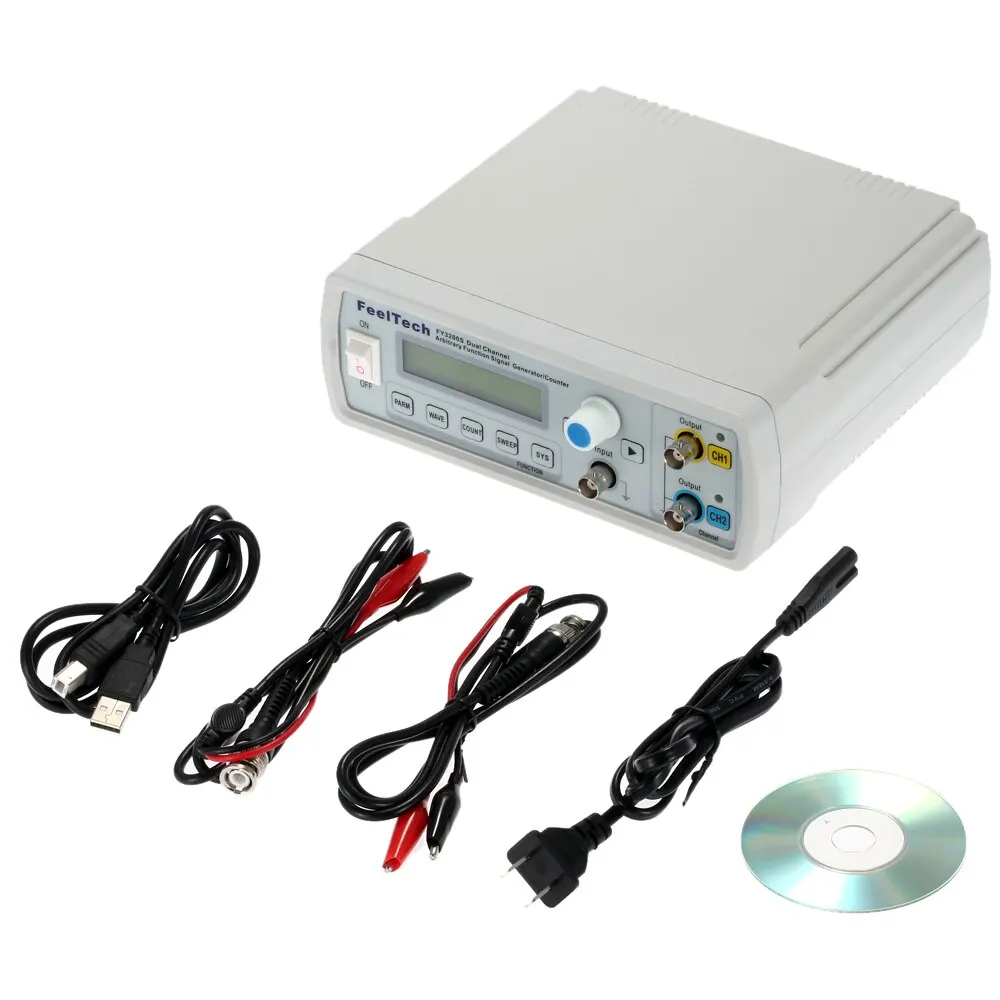 Digital signal generator DDS Dual-channel Function Generator Sine Wave Arbitrary Waveform Frequency Generator 250MSa/s 20MHz
Digital signal generator DDS Dual-channel Function Generator Sine Wave Arbitrary Waveform Frequency Generator 250MSa/s 20MHz