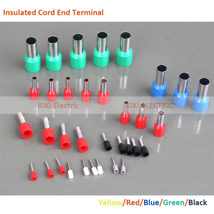 100pcs/lot Copper Pre-insulated Terminals suit for 1AWG 50mm2 cable Tube insulating ends/lugs E50-20
100pcs/lot Copper Pre-insulated Terminals suit for 1AWG 50mm2 cable Tube insulating ends/lugs E50-20