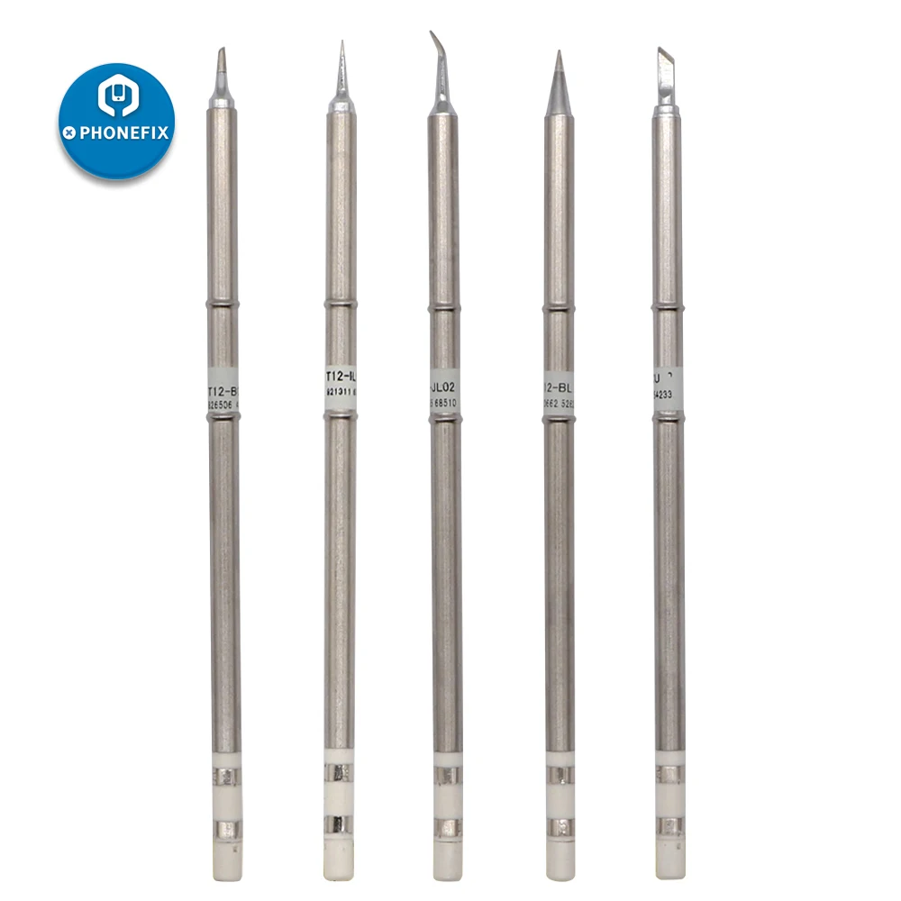 Hakko T12 Series Solder Iron Tips Replacement parts for Hakko FX-951 FX-952 950 Soldering Station Phone Motherboard Soldering
Hakko T12 Series Solder Iron Tips Replacement parts for Hakko FX-951 FX-952 950 Soldering Station Phone Motherboard Soldering