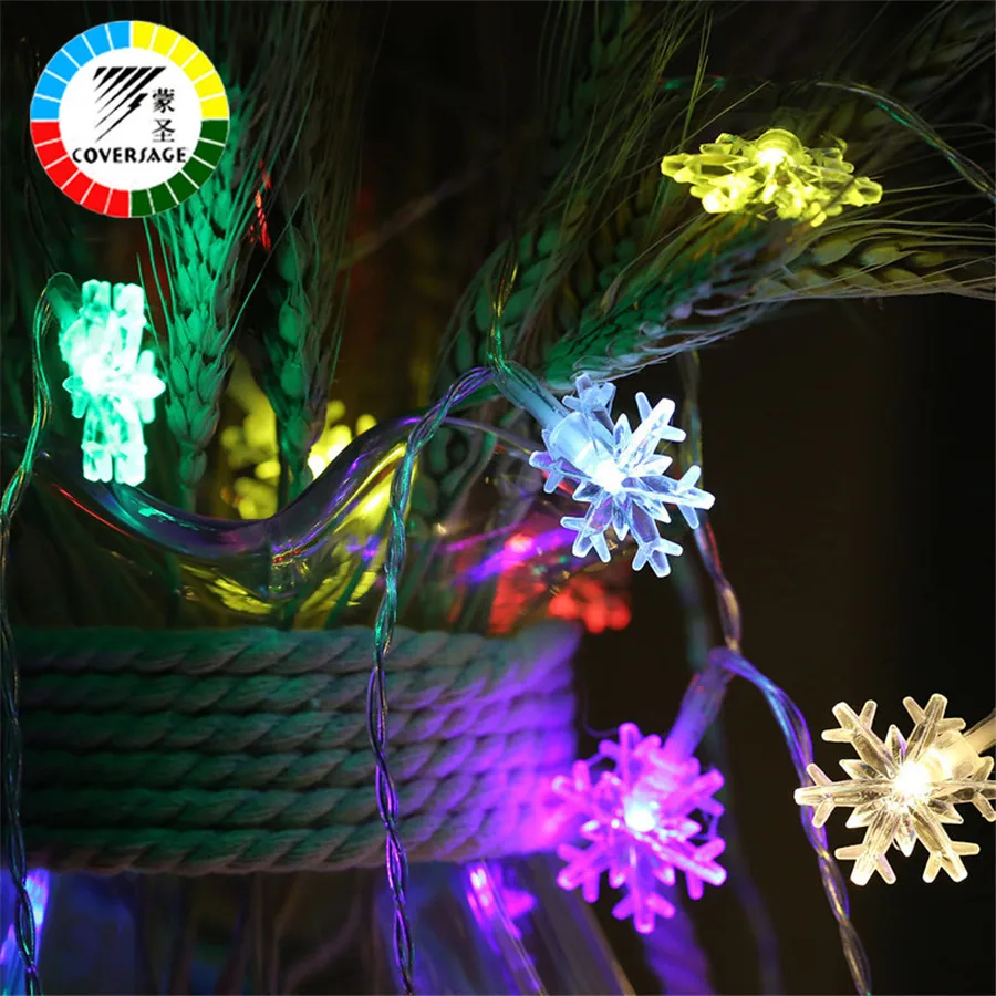 Coversage 10M 100 Leds Snowflake Fairy String Garland Christmas Tree Curtain Outdoor Decorative Curtain Lights Led Navidad
Coversage 10M 100 Leds Snowflake Fairy String Garland Christmas Tree Curtain Outdoor Decorative Curtain Lights Led Navidad