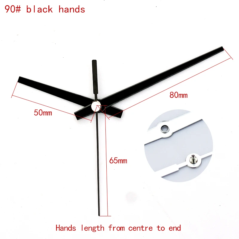 12888SA Snap In Type wall clock mechanism with 90# black hands Silent Plastic DIY Clock Accessory kits Sweep Quartz Movement
12888SA Snap In Type wall clock mechanism with 90# black hands Silent Plastic DIY Clock Accessory kits Sweep Quartz Movement