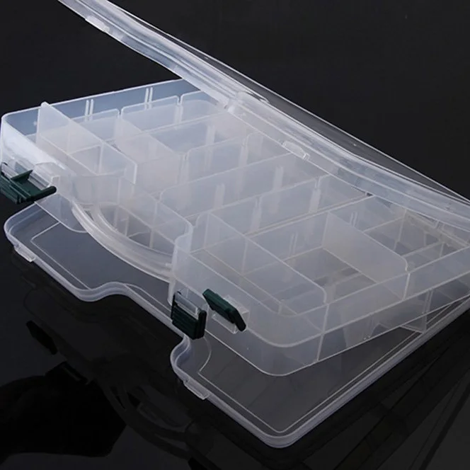 29x19x6cm Double Sided High Strength Transparent Visible Plastic Fishing Lure Box Movable Interlayer Handle Fishing Tackle #8
29x19x6cm Double Sided High Strength Transparent Visible Plastic Fishing Lure Box Movable Interlayer Handle Fishing Tackle #8