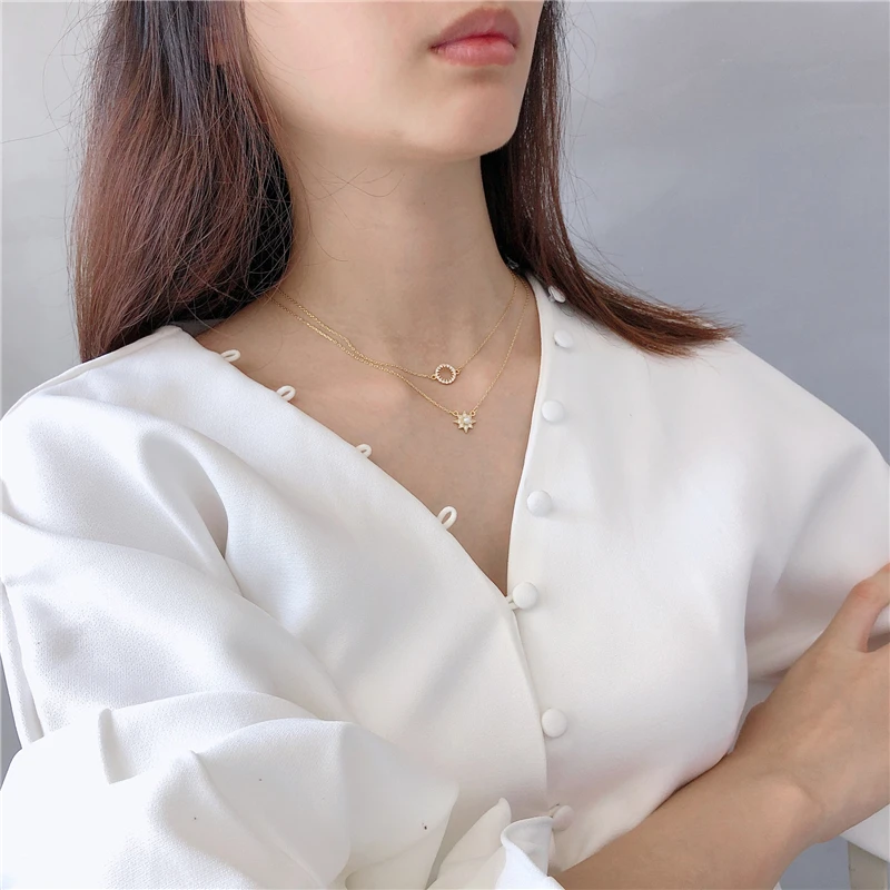925 Sterling Silver Zirconia Circle Necklaces & Pendants Chain Necklace Jewelry Collar Colar de Plata sterling-silver-jewelry
925 Sterling Silver Zirconia Circle Necklaces & Pendants Chain Necklace Jewelry Collar Colar de Plata sterling-silver-jewelry