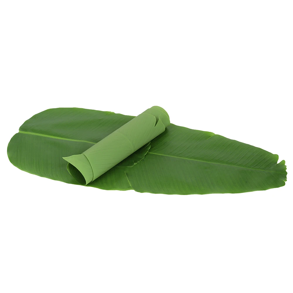 2 Pcs Artificial Plant Leaves Banana Leaf Tropical Leaves Decorations Luau Safari Party Supplies 24.4"x10.6"
2 Pcs Artificial Plant Leaves Banana Leaf Tropical Leaves Decorations Luau Safari Party Supplies 24.4"x10.6"