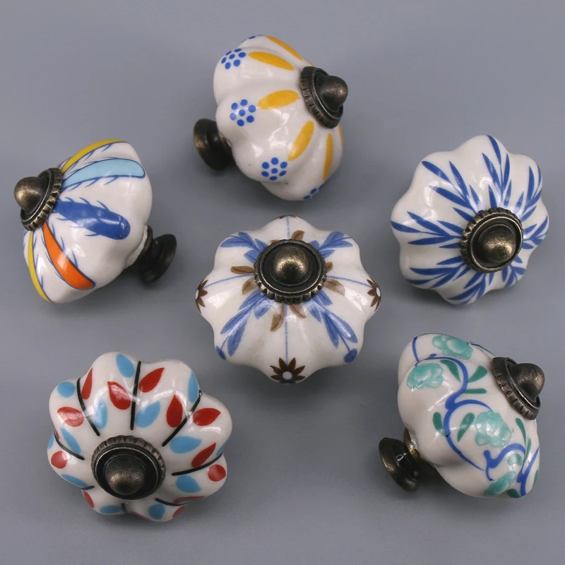 1x Modern Pumpkin Furniture Handles Kitchen Cabinet Pulls Handles knobs Hand-painted Ceramic Handles For Furniture
1x Modern Pumpkin Furniture Handles Kitchen Cabinet Pulls Handles knobs Hand-painted Ceramic Handles For Furniture