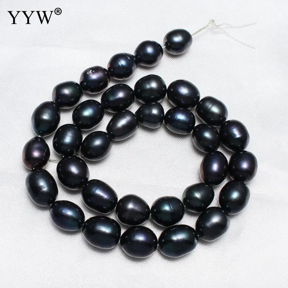 YYW High Quality 10-11mm Natural Freshwater Pearl Beads Black Rice Pearl Loose Bead Diy Necklace Bracelat Jewelry Making Finding
YYW High Quality 10-11mm Natural Freshwater Pearl Beads Black Rice Pearl Loose Bead Diy Necklace Bracelat Jewelry Making Finding