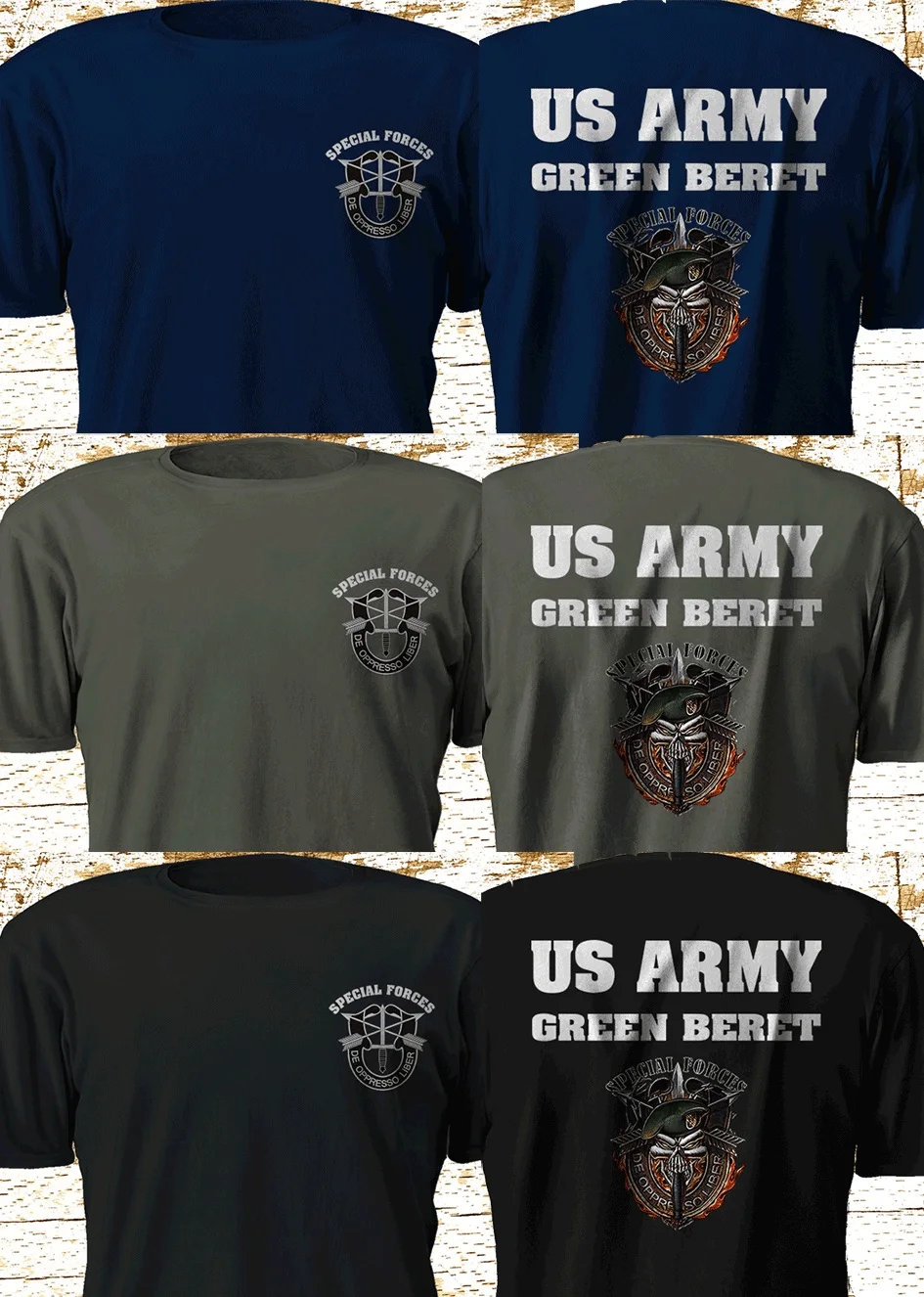 Green Beret Us Army Special Forces Military Navy Seal Multi Color T-Shirt on Sale New Fashion Summer Print Men Biker T Shirts
Green Beret Us Army Special Forces Military Navy Seal Multi Color T-Shirt on Sale New Fashion Summer Print Men Biker T Shirts