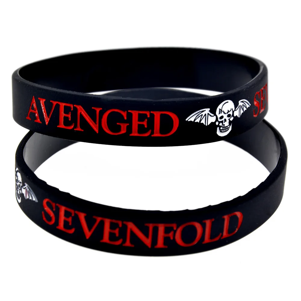 OBH 1PC Avenged Sevenfold Silicone Bracelet 1/2 Inch Wide for Music Concert Adult Size
OBH 1PC Avenged Sevenfold Silicone Bracelet 1/2 Inch Wide for Music Concert Adult Size