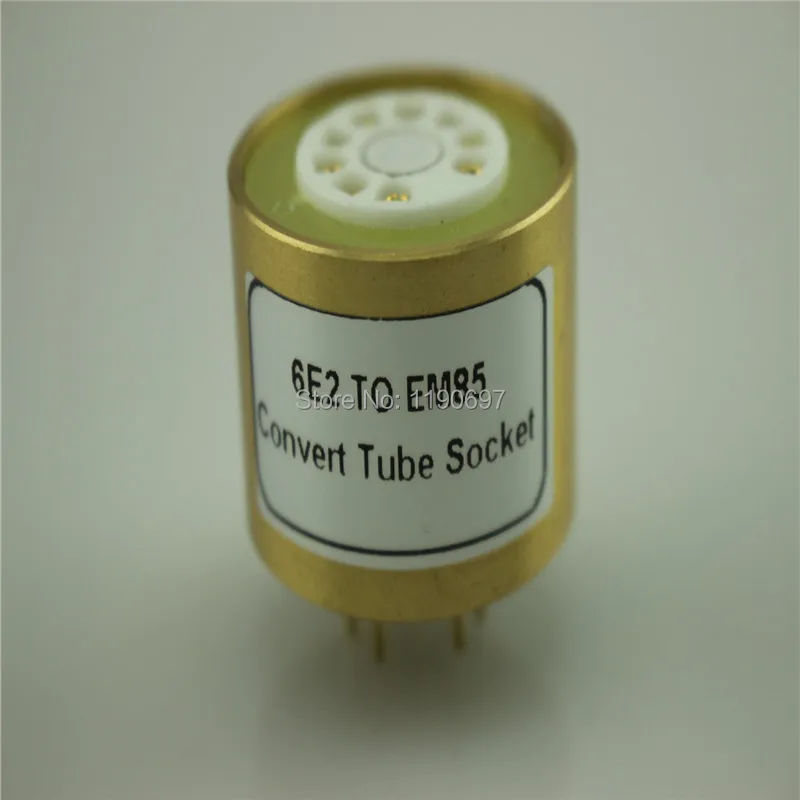 1PC 6E2(Top) TO EM85(Bottom) 9Pin TO 9Pin Tube DIY Audio Vacuum Tube Adapter Socket Converter Free Shipping
1PC 6E2(Top) TO EM85(Bottom) 9Pin TO 9Pin Tube DIY Audio Vacuum Tube Adapter Socket Converter Free Shipping