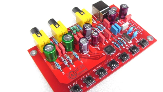 Звуковая карта PCM2706 Hi-Fi усилитель звука декодирование по USB стерео коаксиальный