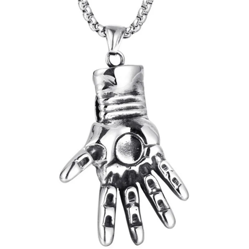 Rock Hand Gesture Pendant Necklace Stainless Steel Punk Rock&Roll Hand Chain Necklaces Jewelry For Men Women 24"Box Chain
Rock Hand Gesture Pendant Necklace Stainless Steel Punk Rock&Roll Hand Chain Necklaces Jewelry For Men Women 24"Box Chain