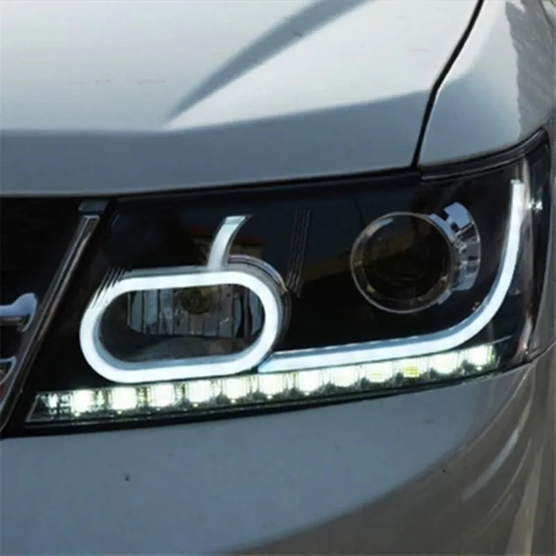 Car Head Lamp for Dodge Journey Fiat LED Headlights 2008- 2016 angel eyes DRL Lens Double Beam Xenon
Car Head Lamp for Dodge Journey Fiat LED Headlights 2008- 2016 angel eyes DRL Lens Double Beam Xenon