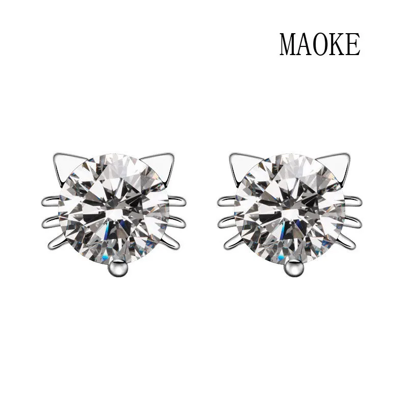 Promotional SV S925 Sterling SV Korean Cute Kitten Elf Stud Earrings Fashion Jewelry for Women's Fashion Gifts
Promotional SV S925 Sterling SV Korean Cute Kitten Elf Stud Earrings Fashion Jewelry for Women's Fashion Gifts