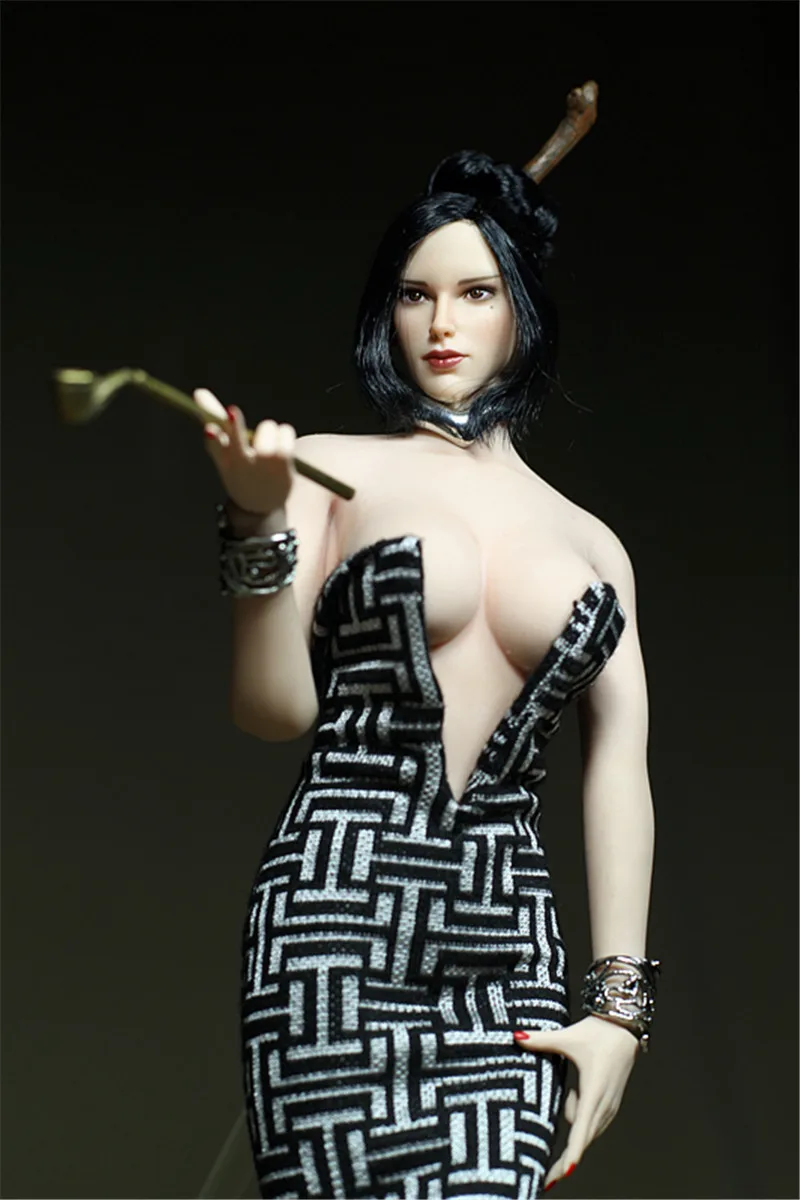 Mnotht 1:6 Deep V Silver Black Pattern Long Skirt Model Female Strapless Sexy Evening Dress Toy for 12in Soldier Action Figure
Mnotht 1:6 Deep V Silver Black Pattern Long Skirt Model Female Strapless Sexy Evening Dress Toy for 12in Soldier Action Figure