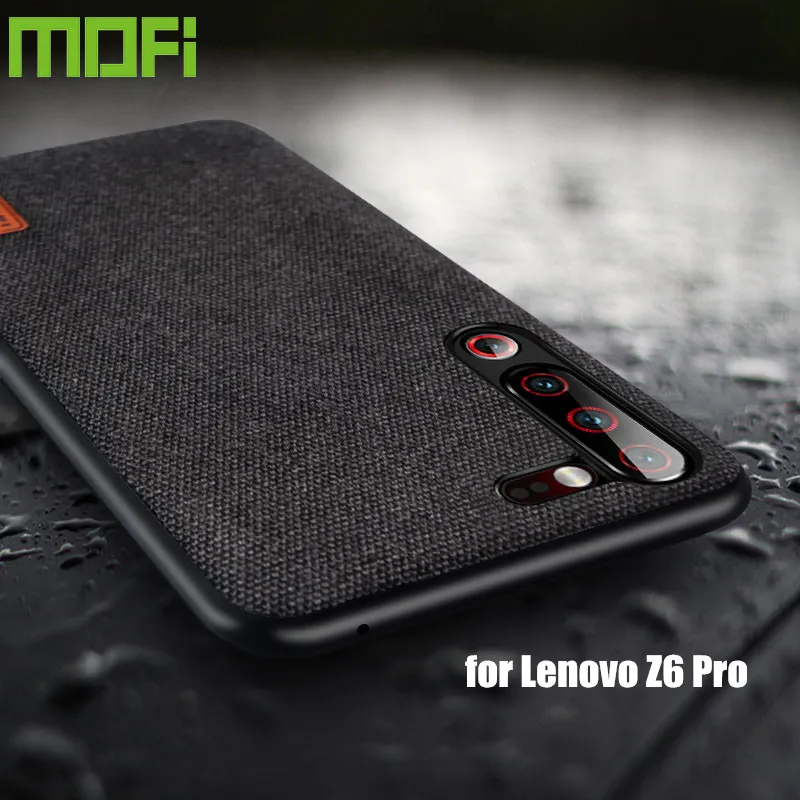 Чехол MOFi для Lenovo Z6 Pro Lite силиконовый тканевый противоударный|Бамперы| |