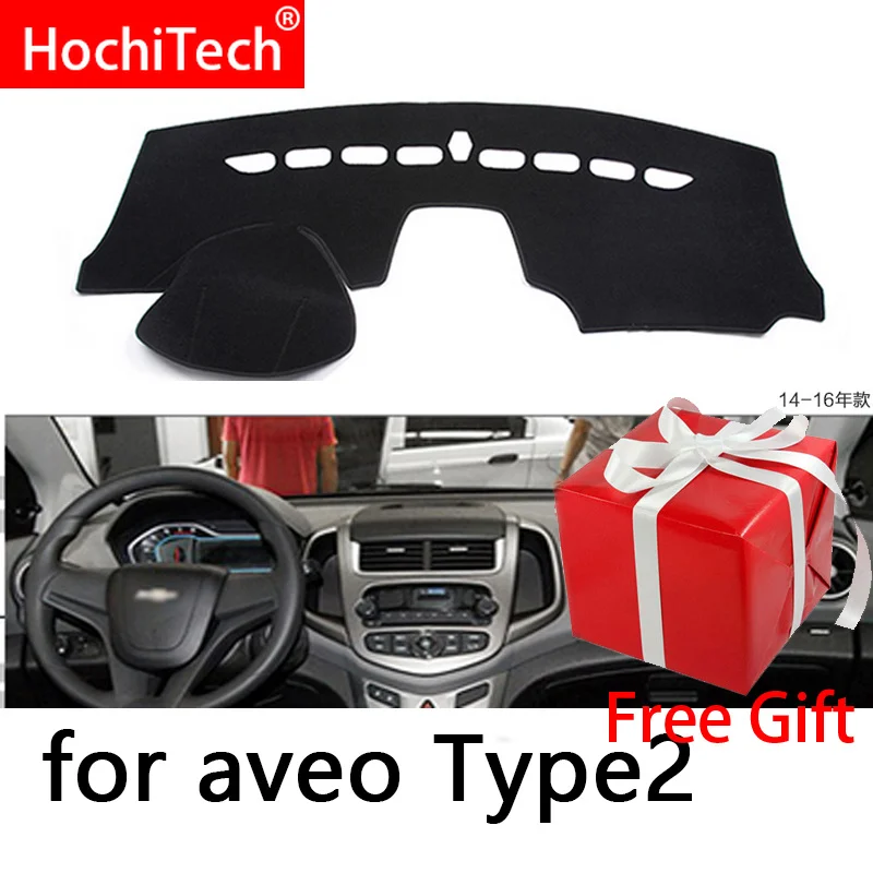 Чехлы для приборной панели автомобиля с правым и левым рулем Chevrolet Aveo 2014 2015 2016