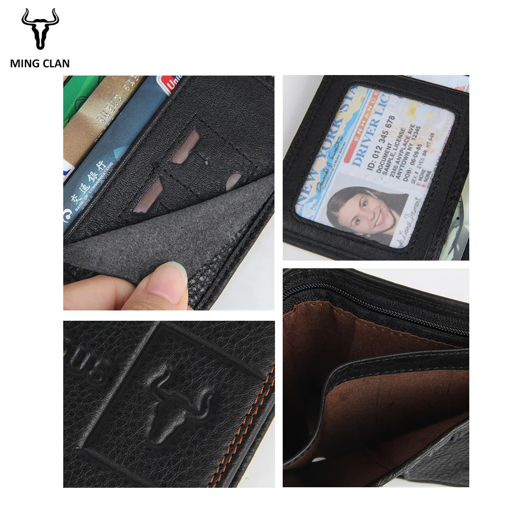 Mingclan Wallet Short Men Wallets Genuine Leather Male Purse Card Holder Wallet Fashion Vertical Wallet Coin Purse Pocket Bag
Mingclan Wallet Short Men Wallets Genuine Leather Male Purse Card Holder Wallet Fashion Vertical Wallet Coin Purse Pocket Bag