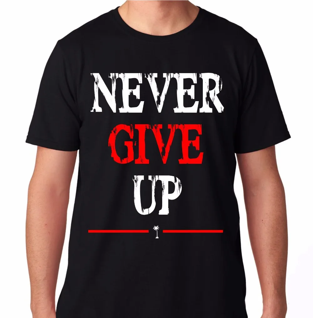 Никогда не сдавайся gymer Фитнес тренировки поезд Fit Flex Train футболка|t shirt|never give upshirt t