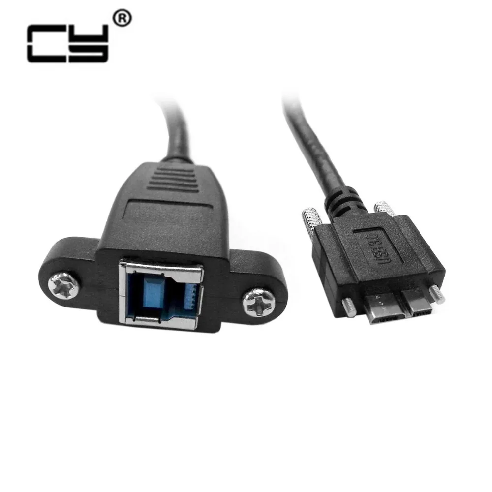 10pcs/USB 3.0 Back Panel Mount B Type Female To Micro USB 3.0 Male With Screws Extension Cable 0.4m
10pcs/USB 3.0 Back Panel Mount B Type Female To Micro USB 3.0 Male With Screws Extension Cable 0.4m
