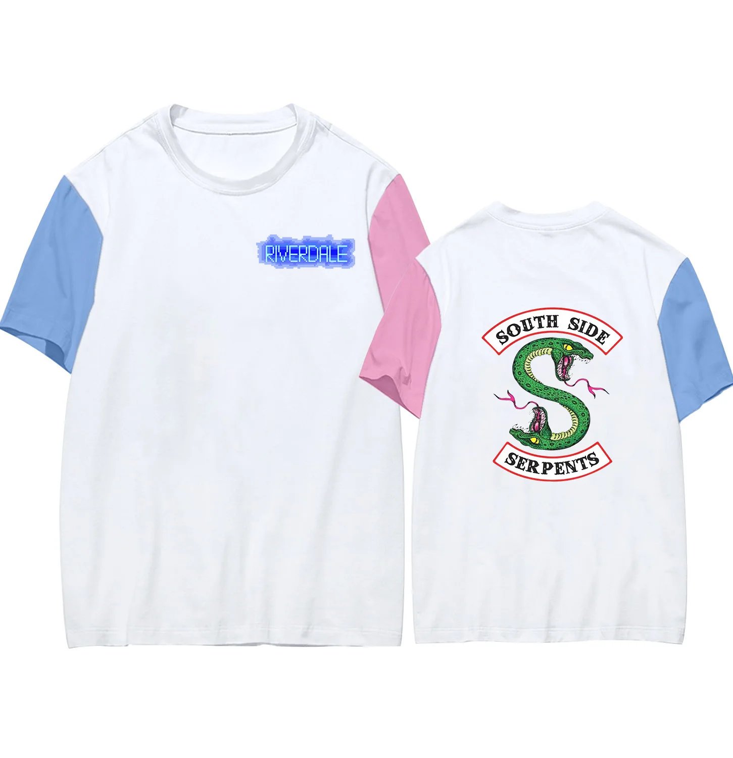 Riverdale South Side Serpents Series T-Shirts Short Sleeve Fashion Spelling Color clothes Fashion Tops O-neck Tshirt
Riverdale South Side Serpents Series T-Shirts Short Sleeve Fashion Spelling Color clothes Fashion Tops O-neck Tshirt