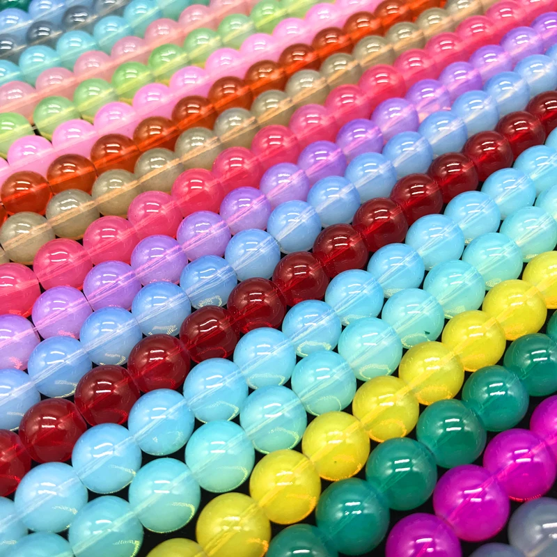 6/8/10mm 50/30/20pcs/lot Beads material Translucent Beads Jelly beads Fits for Handmade DIY Necklace Jewelry Making
6/8/10mm 50/30/20pcs/lot Beads material Translucent Beads Jelly beads Fits for Handmade DIY Necklace Jewelry Making