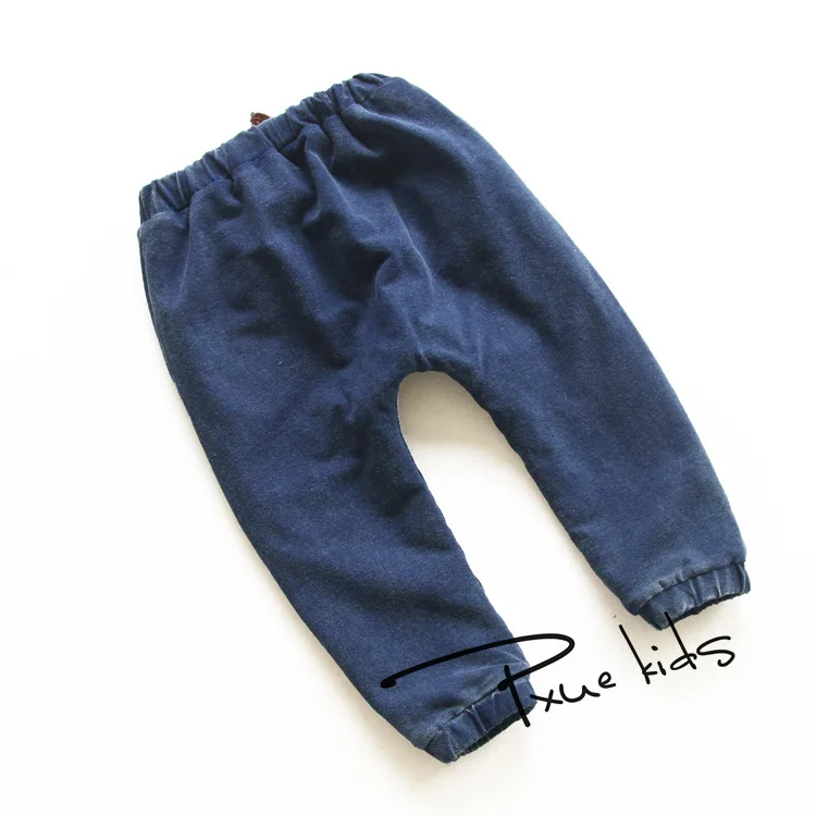 New Winter boys jeans 2016 JCHAO Children Denim Thick Warm Pants Casual Kids Plus Cashmere Girls Jeans Boy Trousers for 2-7 y | Мать и