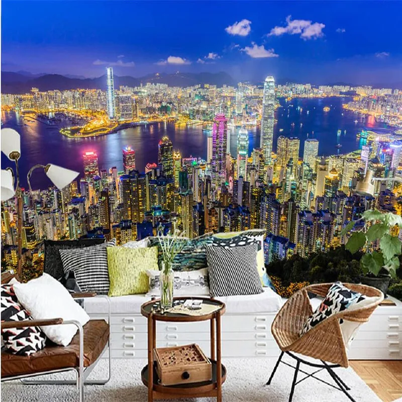 beibehang 3d large - scale custom murals home decoration background beer Hong Kong night living room hotel restaurant murals
beibehang 3d large - scale custom murals home decoration background beer Hong Kong night living room hotel restaurant murals