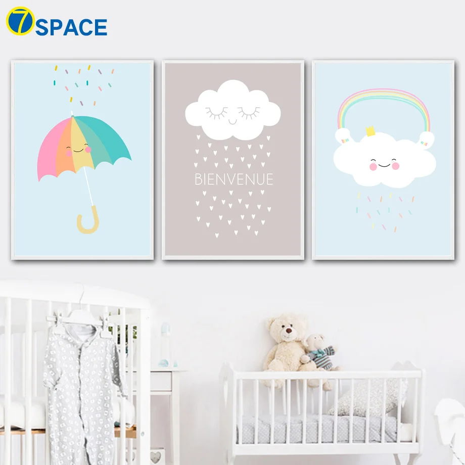 Cloud Rainbow Umbrella Nordic Poster Wall Art Canvas Painting Posters And Prints Wall Pictures Kids Room Canvas Art Home Decor
Cloud Rainbow Umbrella Nordic Poster Wall Art Canvas Painting Posters And Prints Wall Pictures Kids Room Canvas Art Home Decor