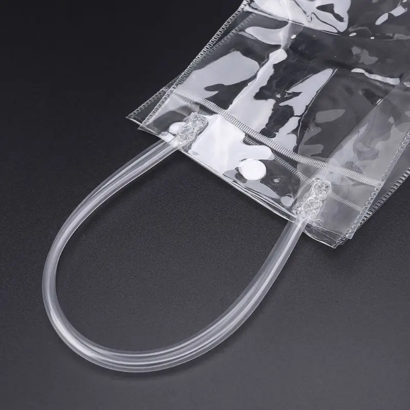 THINKTHENDO Clear Tote Bag PVC Transparant Handbag With Handle Wedding Party Favors Makeup Packaging Bags With Button
THINKTHENDO Clear Tote Bag PVC Transparant Handbag With Handle Wedding Party Favors Makeup Packaging Bags With Button