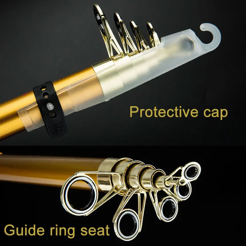 Telescopic Sea Fishing Rod Reel Portable Carp Spinning Fish Tackle Pole FG66 | Спорт и развлечения