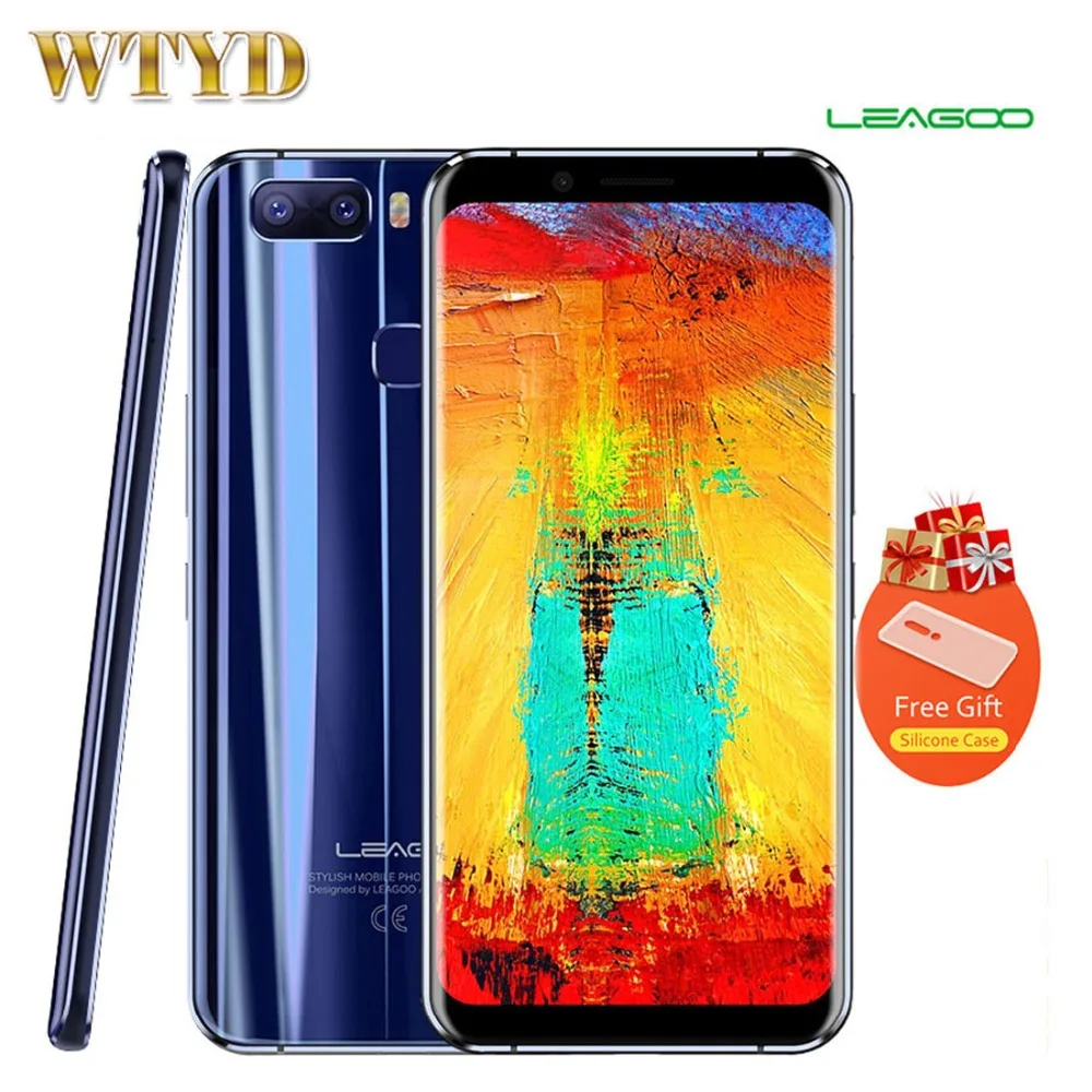LEAGOO S8 5.72'' 18:9 Display Android 7.0 MTK6750T Octa Core Smartphone 3GB RAM 32GB 13MP 4 Cameras Fingerprint 4G | Мобильные