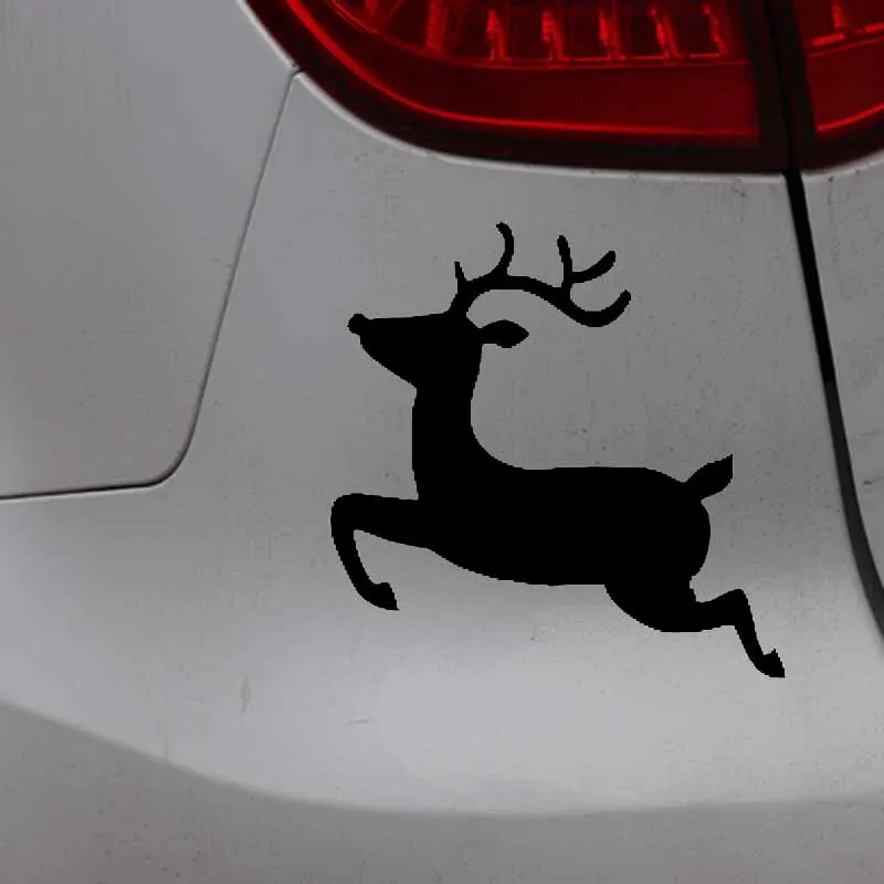 YJZT 12.6CM*12.6CM Car Sticker Elk With Creative Jumping At Christmas Vinyl Decal Black/Silver C23-0095
YJZT 12.6CM*12.6CM Car Sticker Elk With Creative Jumping At Christmas Vinyl Decal Black/Silver C23-0095