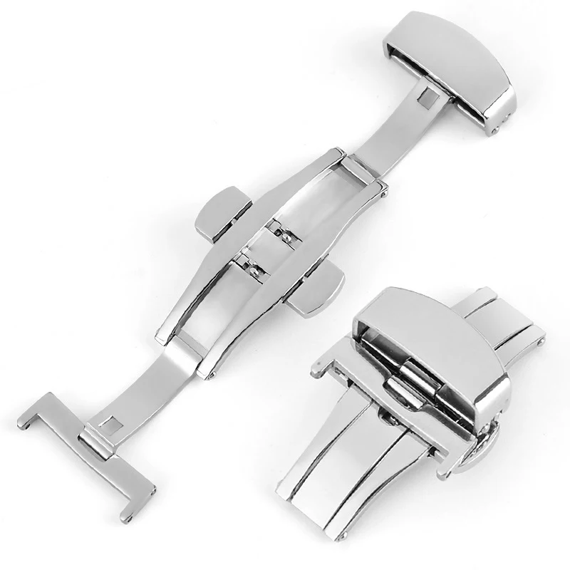 New High Quality Butterfly Deployment Buckle Stainless Steel Clasp Strap For Watch Bands 14mm 16mm 18mm 20mm watchband Clasp
New High Quality Butterfly Deployment Buckle Stainless Steel Clasp Strap For Watch Bands 14mm 16mm 18mm 20mm watchband Clasp