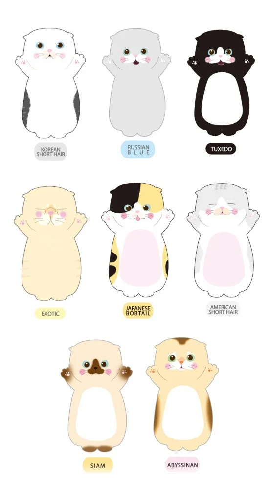32 pcs/Lot Cute exotic cat sticky notes 30 page memo pad Diary stickers guestbook Kawaii Stationery office School supplies A6044
32 pcs/Lot Cute exotic cat sticky notes 30 page memo pad Diary stickers guestbook Kawaii Stationery office School supplies A6044