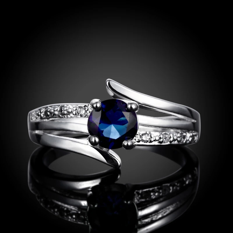 Garilina Ring for women Blue Cubic Zirconia Fashion jewelery trinket Anniversary Silver Color Ring size 7 8 R2160
Garilina Ring for women Blue Cubic Zirconia Fashion jewelery trinket Anniversary Silver Color Ring size 7 8 R2160