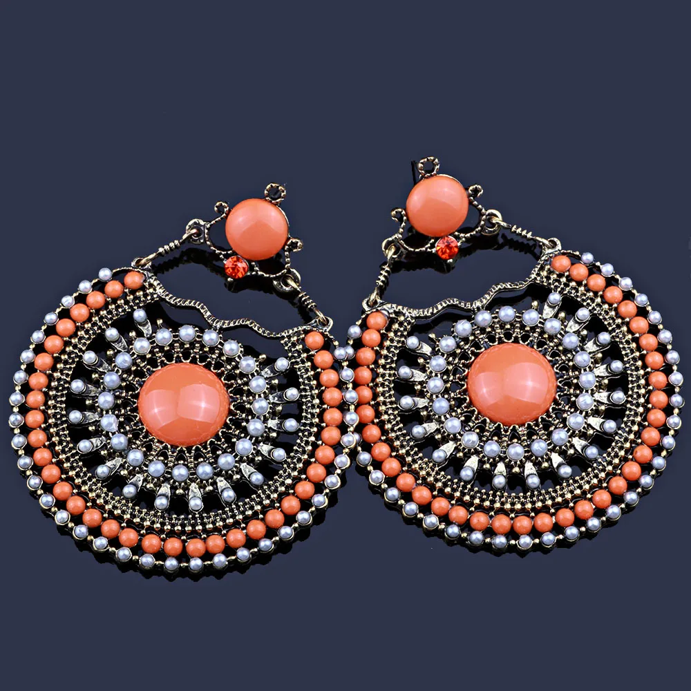 FARLENA Jewelry Hand made Resin Beads Circular Dangle Earrings Bohemia Ethnic Drop Earrings for Women Gift
FARLENA Jewelry Hand made Resin Beads Circular Dangle Earrings Bohemia Ethnic Drop Earrings for Women Gift