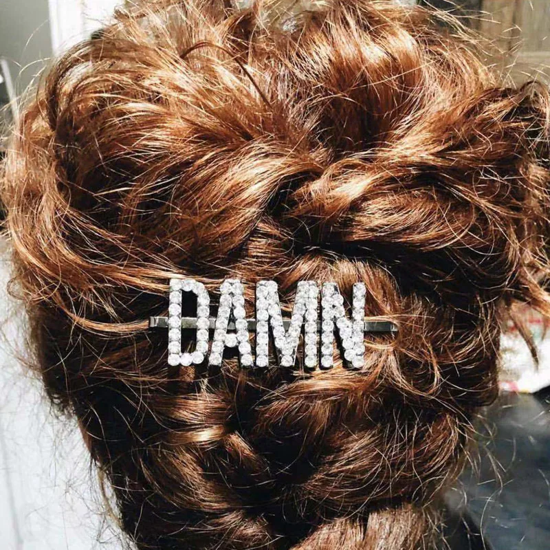 1PCS Hot Fashion Word Rhinestone Crystal Letter Hairpin Hairgrip Hairclips Hair Clip Grip Pin Barrette Ornament Hair Accessories
1PCS Hot Fashion Word Rhinestone Crystal Letter Hairpin Hairgrip Hairclips Hair Clip Grip Pin Barrette Ornament Hair Accessories