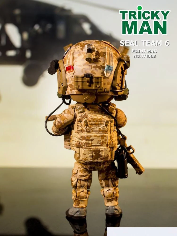 5 Inches Mini Figure FigureBase TM003 Trickyman Seal Team 6 Point Man Figure for Children Boys Collection Gift
5 Inches Mini Figure FigureBase TM003 Trickyman Seal Team 6 Point Man Figure for Children Boys Collection Gift