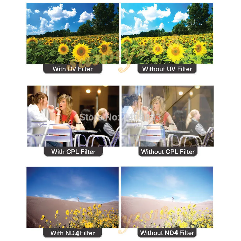 Sunny life ND4 filter & ND8 filter & MCUV filter & CPL filter For DJI phantom 4 3
Sunny life ND4 filter & ND8 filter & MCUV filter & CPL filter For DJI phantom 4 3