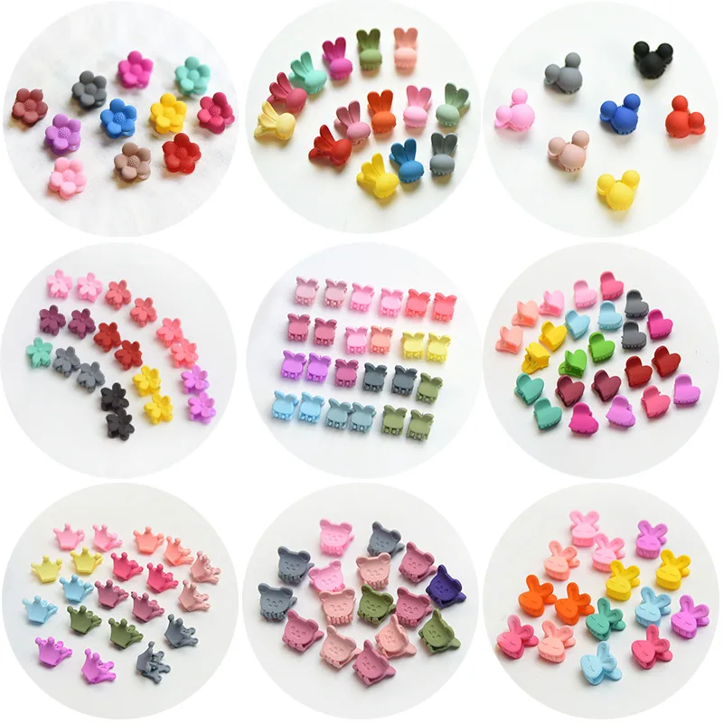 30Pcs/Lot Mix Color Acrylic Baby Girls Small Hair Claws Hair Clip Cute Cartoon Hair Gripper Kids Hair Accessories
30Pcs/Lot Mix Color Acrylic Baby Girls Small Hair Claws Hair Clip Cute Cartoon Hair Gripper Kids Hair Accessories