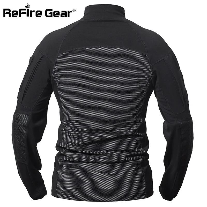 Рубашка ReFire Gear Мужская тактическая хлопок камуфляжная форма в стиле милитари