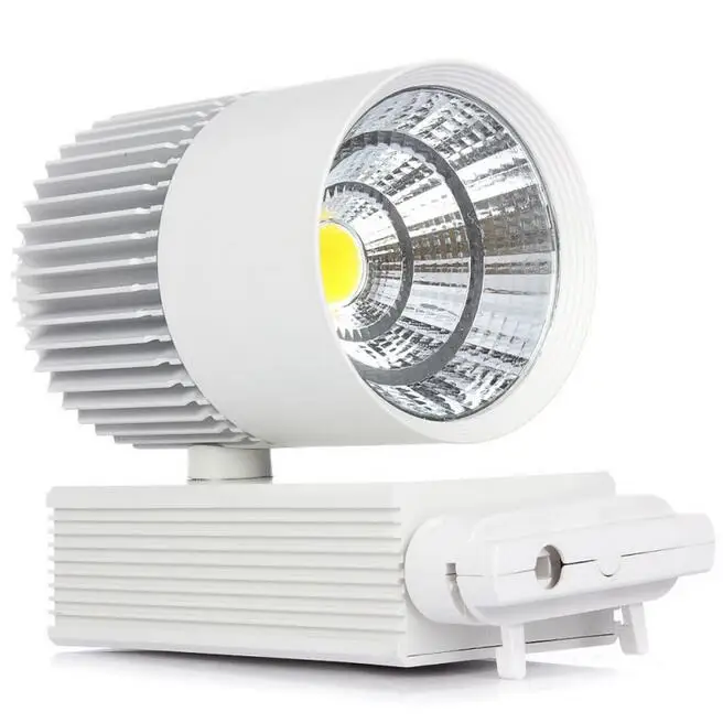 100 шт. Трековый светодиодный светильник 40 Вт COB Rail Spot Lamp с 2/проводным 2-фазным |