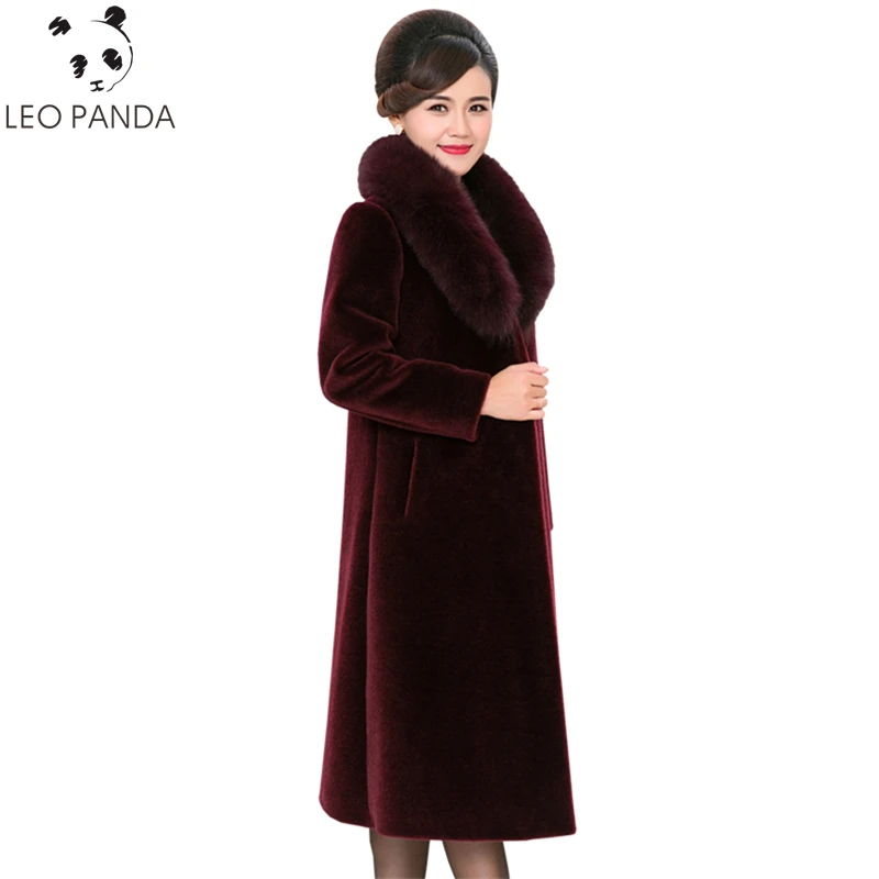 Women Winter Sheep Shearling Fur Coat Large Natural Fox Fur Collar Long Thick Warm Real Fur Coats Plus Size Genuine Wool Jacket
Women Winter Sheep Shearling Fur Coat Large Natural Fox Fur Collar Long Thick Warm Real Fur Coats Plus Size Genuine Wool Jacket