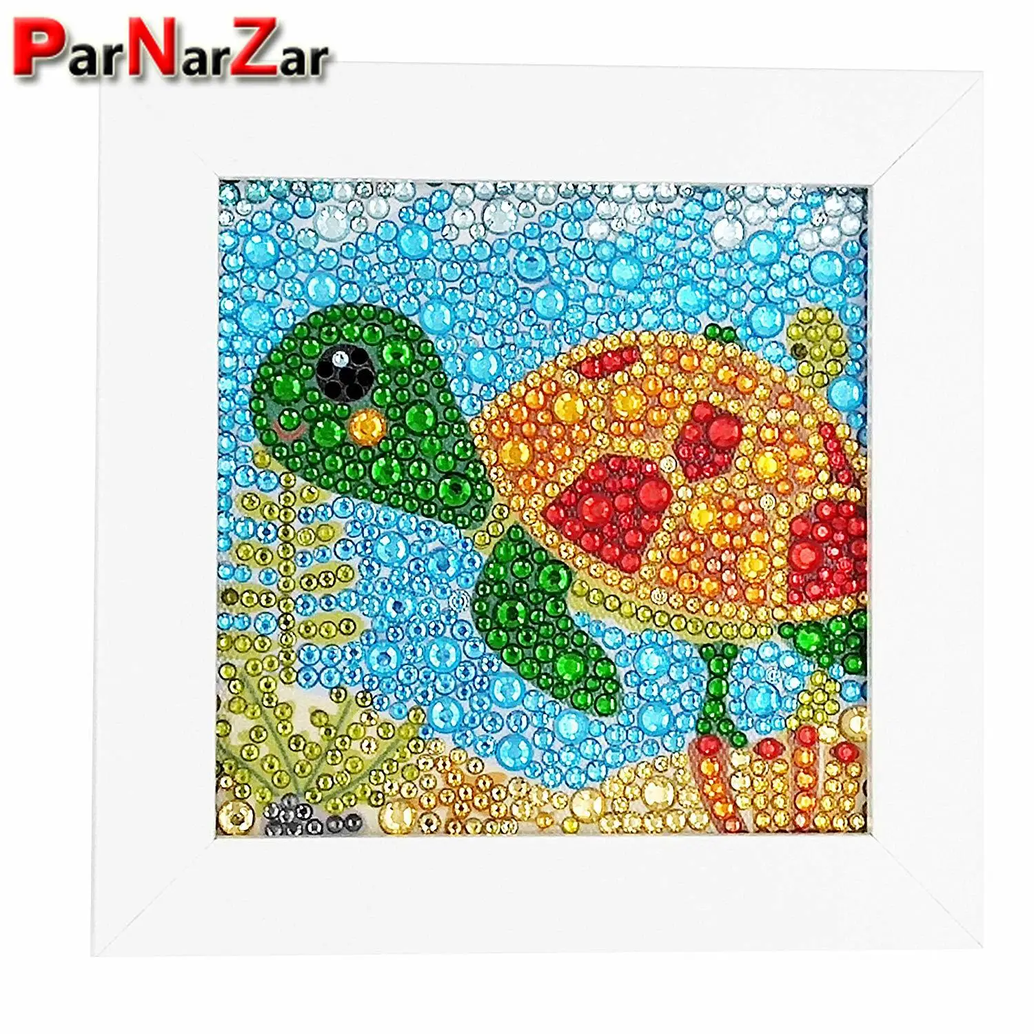 ParNarZar Art And Crafts Diamond Painting Mosaic Kits Sparkle Toy For Girls Kids Age Up 6 - Little Turtle 6X6inches
ParNarZar Art And Crafts Diamond Painting Mosaic Kits Sparkle Toy For Girls Kids Age Up 6 - Little Turtle 6X6inches