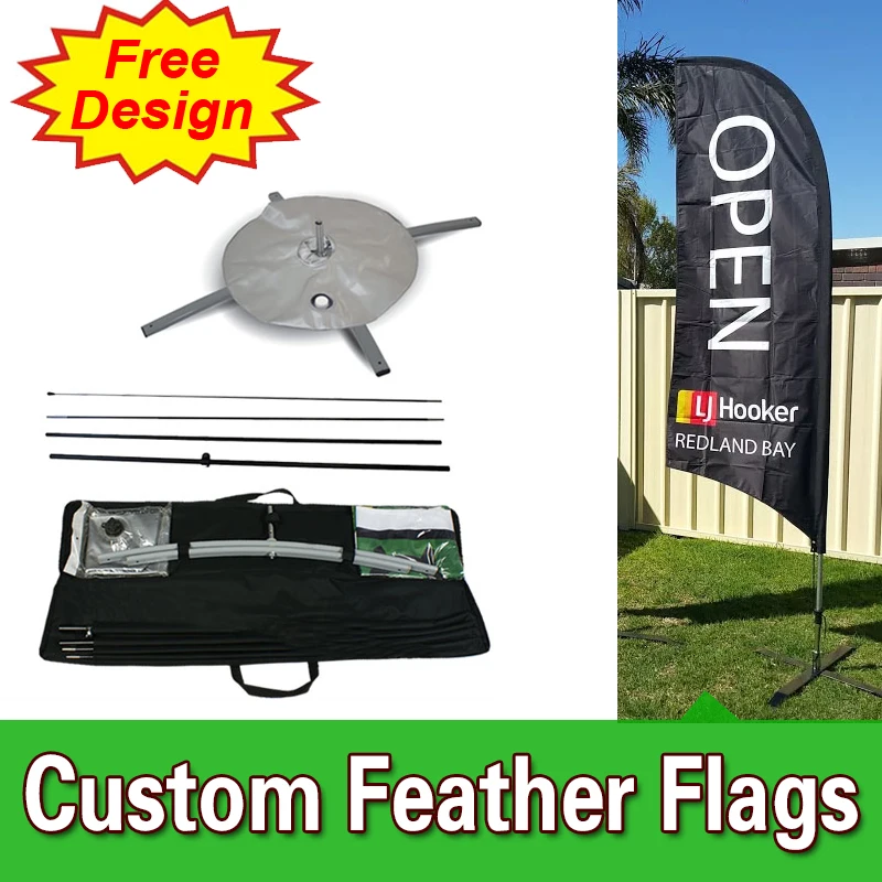 Free Design Free Shipping DoubleSided Cross Base Cheap Marketing Flags Outdoors Promotional Flags Banners Custom Feather Banners
Free Design Free Shipping DoubleSided Cross Base Cheap Marketing Flags Outdoors Promotional Flags Banners Custom Feather Banners